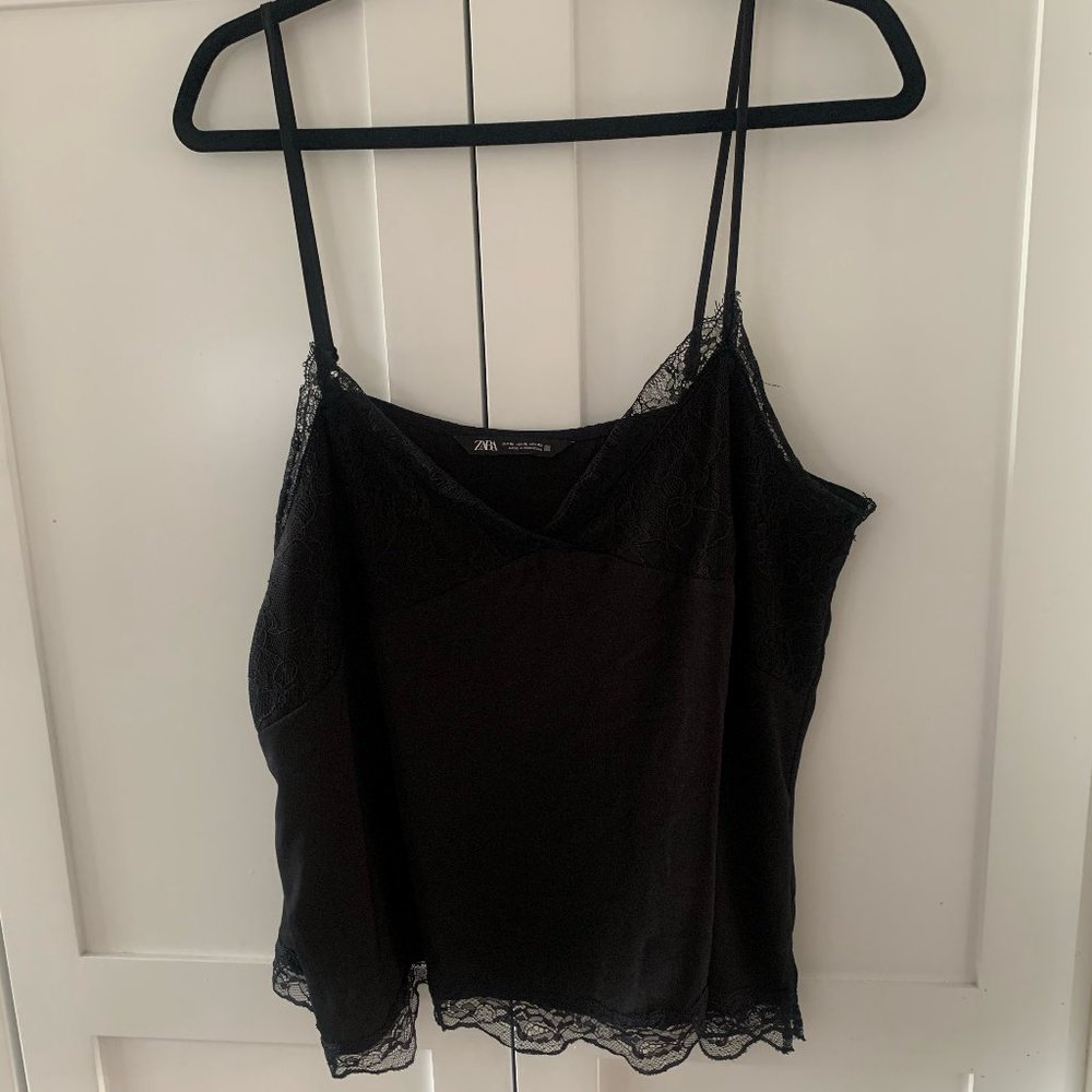 Blakc Lace Cami